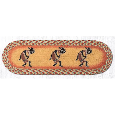 Palacedesigns 27 x 8.25 in. Kokopelli Printed Stair Tread Rug PA2847841